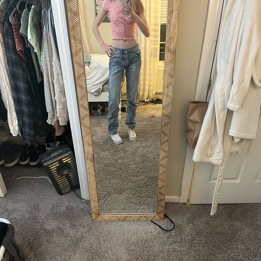 RARE brandy Melville pink cheetah top